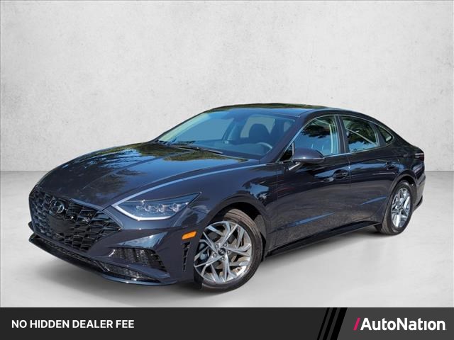 Carbon Blue 2023 Hyundai Sonata Sedan Front-Wheel Drive Automatic
