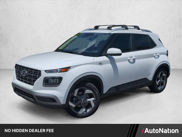Lunar White 2025 Hyundai Venue SEL FWD SUV / Crossover Front-Wheel Drive Automatic