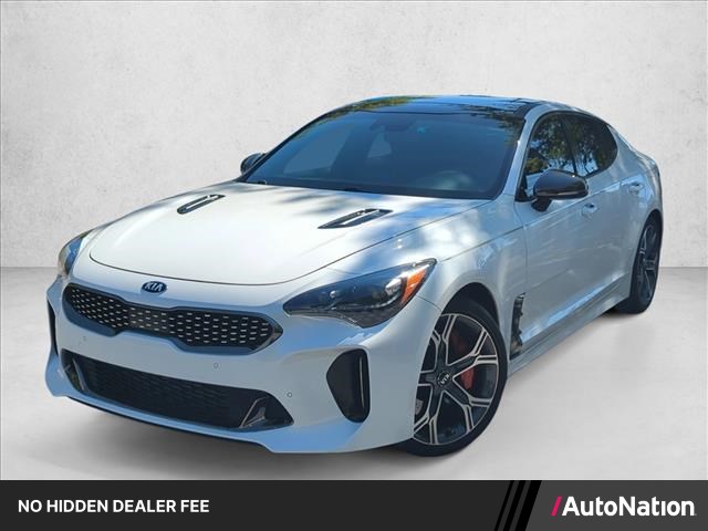 Snow White Pearl 2021 Kia Stinger Sedan Rear-Wheel Drive Automatic