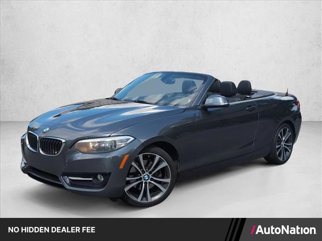 Silver 2017 BMW 2 Series Convertible Rear-Wheel Drive Automatic