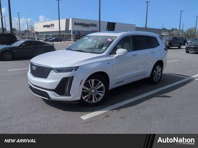 Crystal White Tricoat 2024 Cadillac XT6 Premium Luxury FWD SUV / Crossover Front-Wheel Drive 9-Speed Automatic