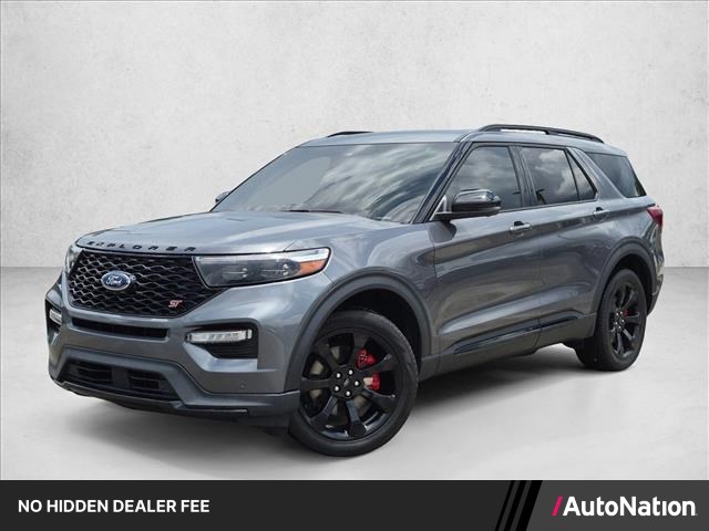 Carbonized Gray Metallic 2023 Ford Explorer SUV / Crossover All-Wheel Drive Automatic