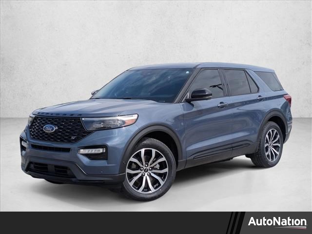 Infinite Blue Metallic Tinted Clearcoat 2021 Ford Explorer ST AWD SUV / Crossover All-Wheel Drive Automatic