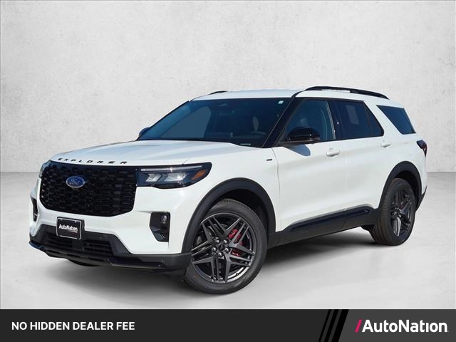 Star White Metallic Tri-Coat 2026 Ford Explorer ST-Line RWD SUV / Crossover Rear-Wheel Drive Automatic