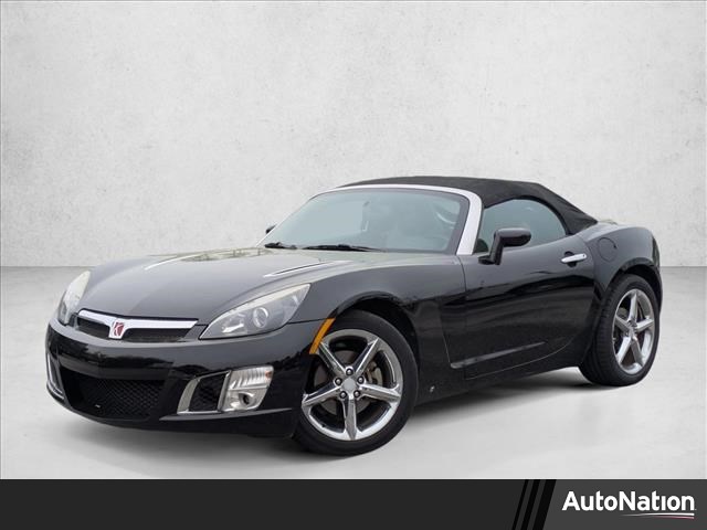 Black 2007 Saturn Sky Red Line Convertible Rear-Wheel Drive 5-Speed Manual