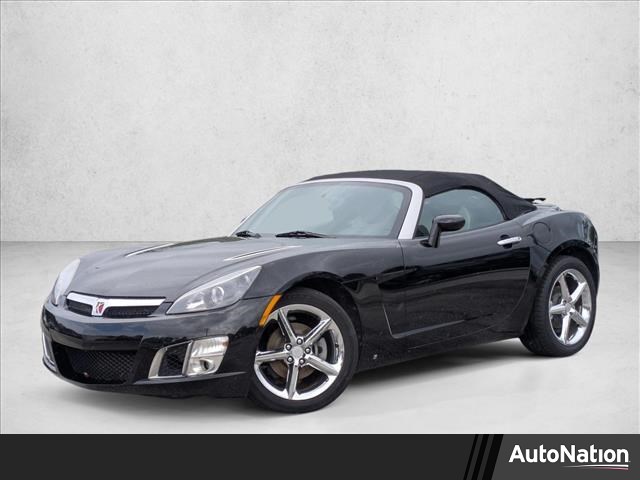 Black 2007 Saturn Sky Red Line Convertible Rear-Wheel Drive 5-Speed Manual