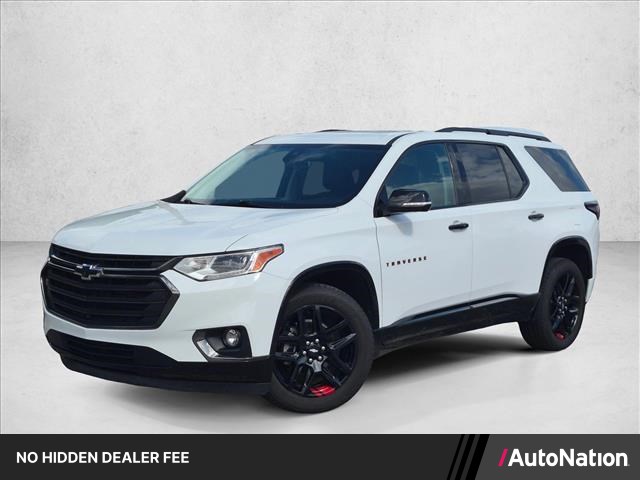 Summit White 2019 Chevrolet Traverse SUV / Crossover Four-Wheel Drive 9-Speed Automatic