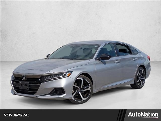 Sonic Gray Pearl 2021 Honda Accord Sport FWD Sedan Front-Wheel Drive Automatic