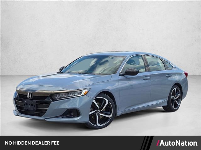 Sonic Gray Pearl 2022 Honda Accord Sedan Front-Wheel Drive Automatic