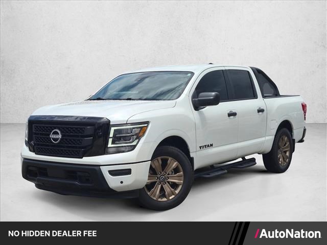 Pearl White Tricoat 2024 Nissan Titan Pickup Truck 4X2 Automatic