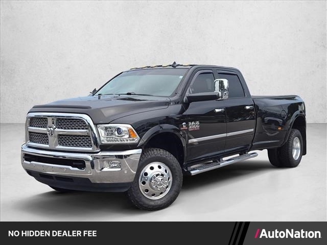 Brilliant Black Crystal Pearlcoat 2018 RAM 3500 Pickup Truck Four-Wheel Drive 6-Speed Automatic