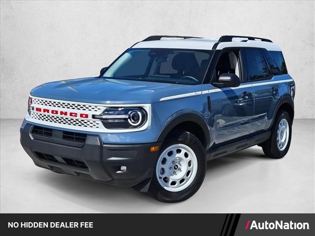 Blue (Azure Gray Metallic Tri-Coat) 2025 Ford Bronco Sport Heritage AWD SUV / Crossover All-Wheel Drive 8-Speed Automatic