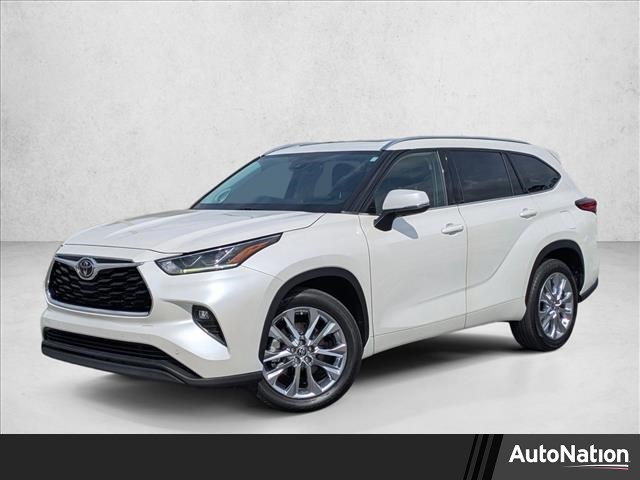 White (Blizzard Pearl) 2020 Toyota Highlander Limited FWD SUV / Crossover Front-Wheel Drive Automatic