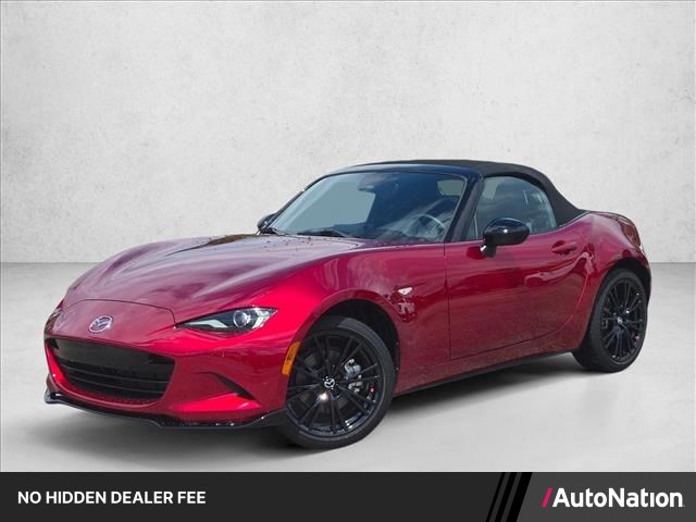 Soul Red Crystal Metallic 2024 Mazda MX-5 Miata Convertible Rear-Wheel Drive Automatic