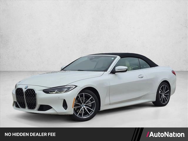 Alpine White 2022 BMW 4 Series Convertible All-Wheel Drive Automatic