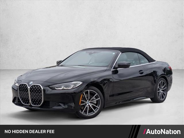 Jet Black 2023 BMW 4 Series 430i Convertible xDrive Convertible All-Wheel Drive 8-Speed Automatic