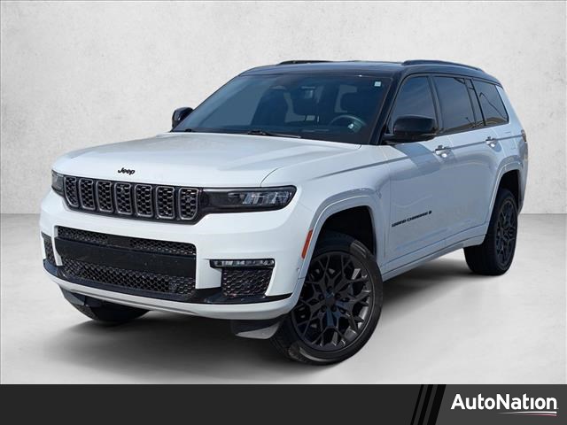 Bright White Clearcoat 2023 Jeep Grand Cherokee L Summit 4WD SUV / Crossover Four-Wheel Drive 8-Speed Automatic