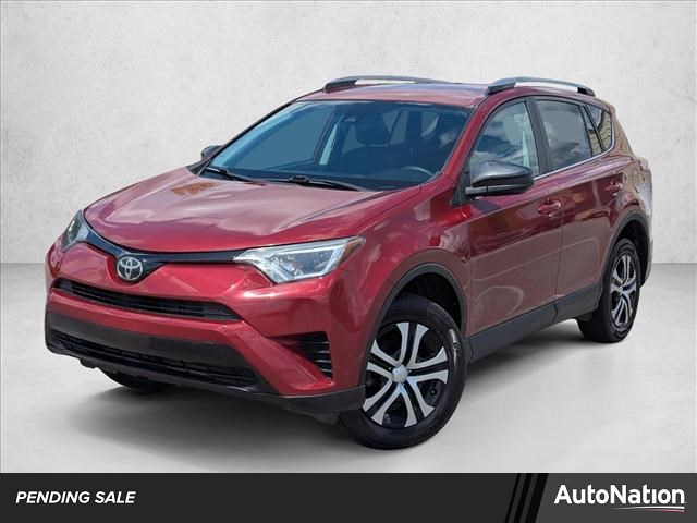 Red (Ruby Flare Pearl) 2018 Toyota RAV4 LE AWD SUV / Crossover All-Wheel Drive Automatic