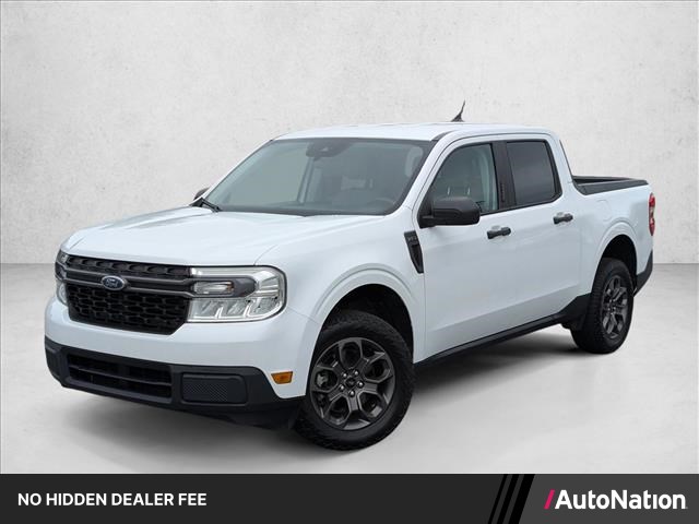 Oxford White 2023 Ford Maverick XLT SuperCrew FWD Pickup Truck Front-Wheel Drive Automatic