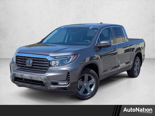 Gray (Modern Steel Metallic) 2023 Honda Ridgeline RTL AWD Pickup Truck All-Wheel Drive Automatic