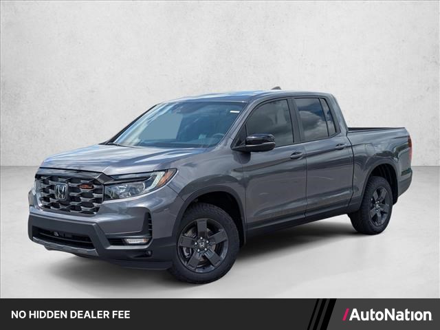 Gray (Modern Steel Metallic) 2026 Honda Ridgeline Pickup Truck All-Wheel Drive Automatic
