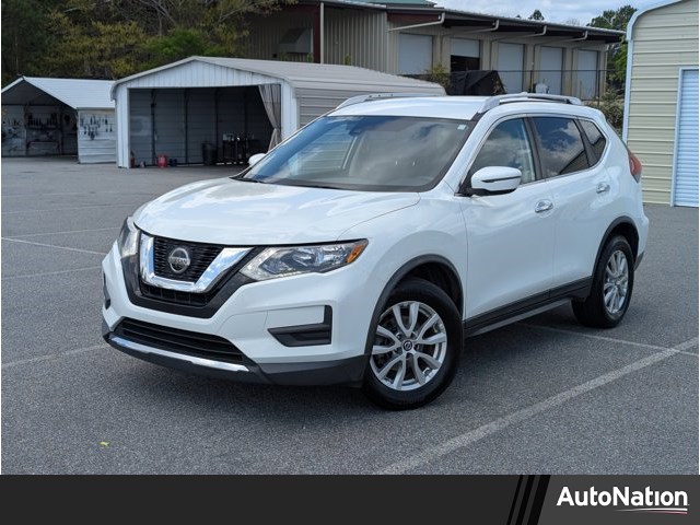 Glacier White 2020 Nissan Rogue SV FWD SUV / Crossover Front-Wheel Drive Automatic