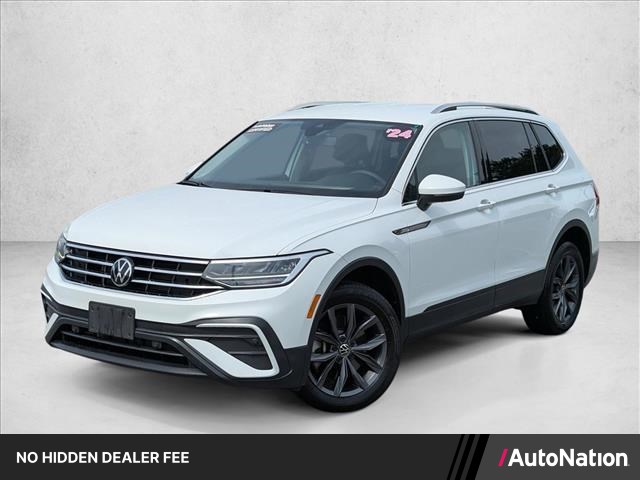 Pure White 2024 Volkswagen Tiguan SE 4Motion SUV / Crossover All-Wheel Drive 8-Speed Automatic