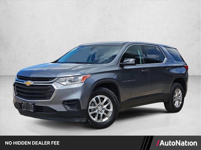 Gray (Satin Steel Metallic) 2020 Chevrolet Traverse LS FWD SUV / Crossover Front-Wheel Drive 9-Speed Automatic