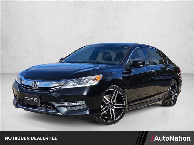 Crystal Black Pearl 2016 Honda Accord Sport Sedan Front-Wheel Drive Automatic