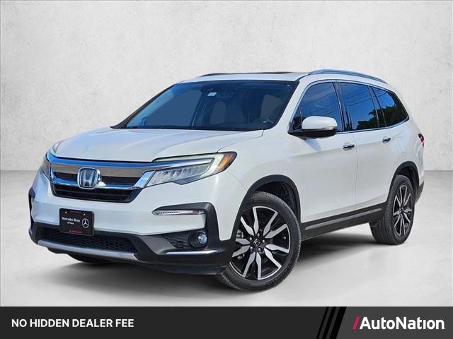 Red (Deep Scarlet Pearl) 2020 Honda Pilot Touring AWD with Rear Captain's Chairs SUV / Crossover All-Wheel Drive Automatic