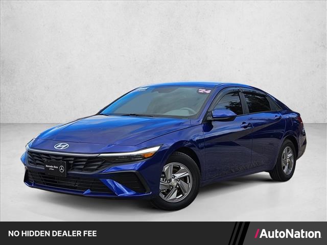 Intense Blue 2024 Hyundai Elantra SE FWD Sedan Front-Wheel Drive Automatic