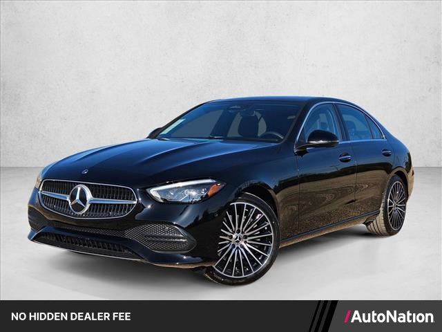 Black 2026 Mercedes-Benz C-Class C 300 RWD Sedan Rear-Wheel Drive Automatic
