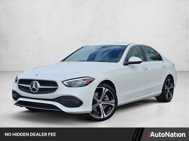 Polar White 2026 Mercedes-Benz C-Class C 300 RWD Sedan Rear-Wheel Drive Automatic