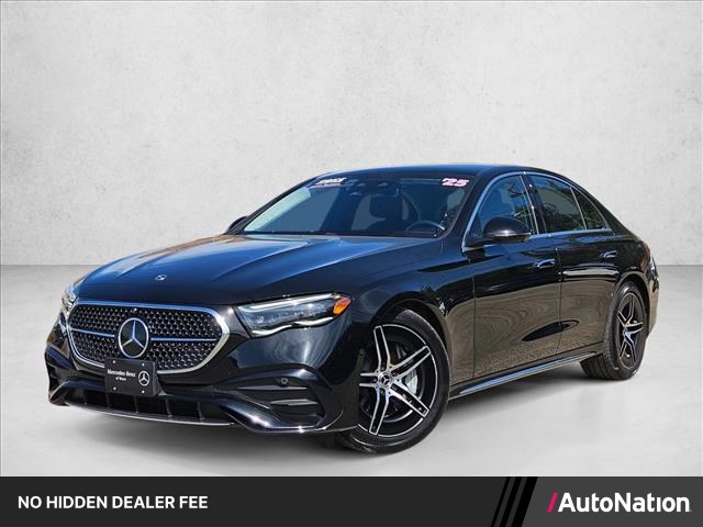 Black 2025 Mercedes-Benz E-Class E 450 4MATIC Sedan All-Wheel Drive Automatic