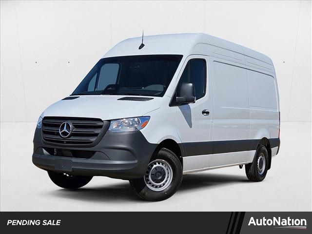 Arctic White 2025 Mercedes-Benz Sprinter Cargo 2500 144 RWD Van Rear-Wheel Drive Automatic