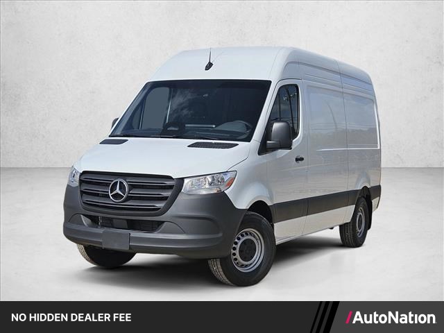 Arctic White 2025 Mercedes-Benz Sprinter Cargo 2500 144 RWD Van Rear-Wheel Drive Automatic