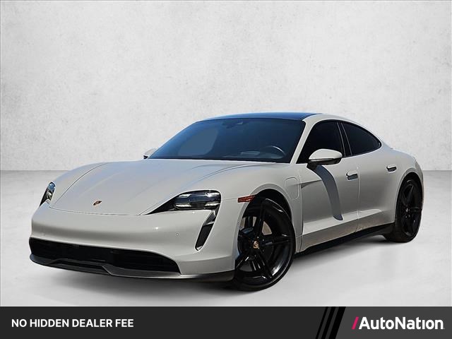 Gray 2022 Porsche Taycan Sedan All-Wheel Drive Automatic