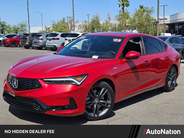 Red 2025 Acura Integra FWD with Technology and A-SPEC Package Sedan Front-Wheel Drive Automatic