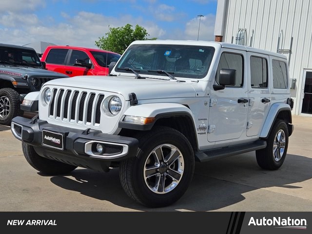 Bright White Clearcoat 2020 Jeep Wrangler Unlimited Sahara 4WD SUV / Crossover Four-Wheel Drive 8-Speed Automatic