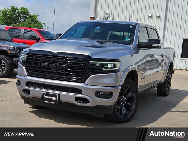 Billet Silver Metallic Clearcoat 2021 RAM 1500 Limited Crew Cab 4WD Pickup Truck Four-Wheel Drive 8-Speed Automatic