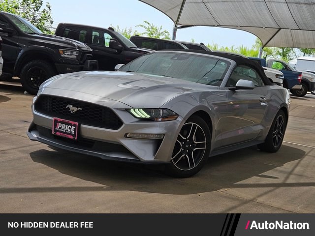 Iconic Silver Metallic 2023 Ford Mustang Convertible Rear-Wheel Drive Automatic