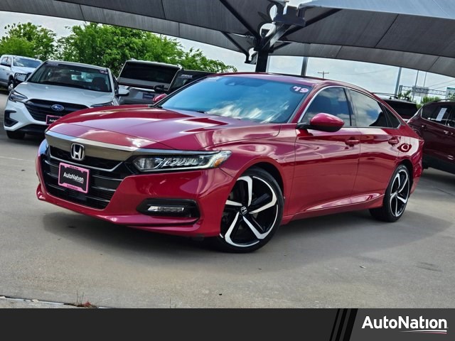 San Marino Red 2019 Honda Accord 2.0T Sport FWD Sedan Front-Wheel Drive Automatic