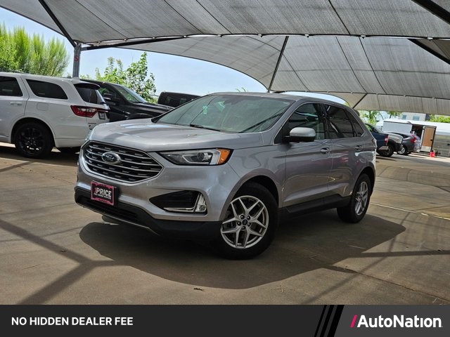 Iconic Silver Metallic 2021 Ford Edge SUV / Crossover Front-Wheel Drive 8-Speed Automatic