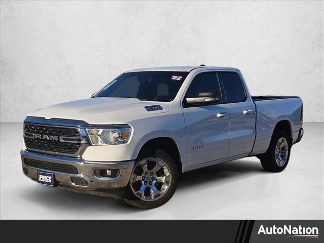 Bright White Clearcoat 2022 RAM 1500 Lone Star Quad Cab RWD Pickup Truck 4X2 8-Speed Automatic