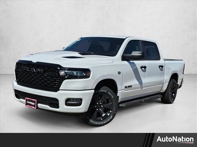 Bright White Clearcoat 2026 RAM 1500 Express Crew Cab 4WD Pickup Truck Four-Wheel Drive 8-Speed Automatic