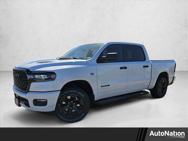 Bright White Clearcoat 2026 RAM 1500 Express Crew Cab 4WD Pickup Truck Four-Wheel Drive 8-Speed Automatic