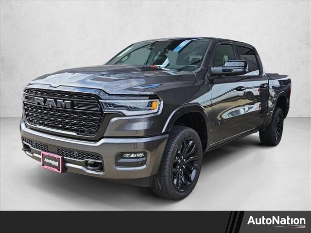 Gray (Granite Crystal Metallic Clearcoat) 2026 RAM 1500 Limited Crew Cab 4WD Pickup Truck Four-Wheel Drive 8-Speed Automatic
