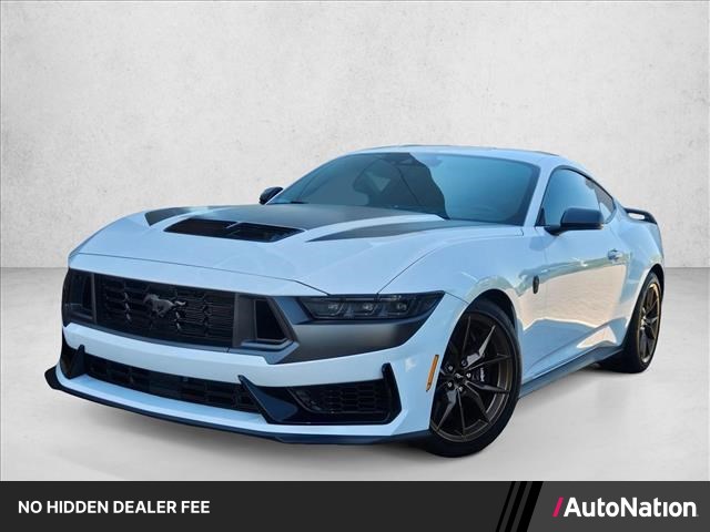 Oxford White 2025 Ford Mustang Coupe Rear-Wheel Drive Automatic