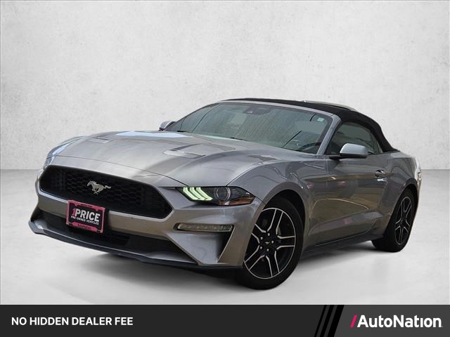 Iconic Silver Metallic 2023 Ford Mustang Convertible Rear-Wheel Drive Automatic