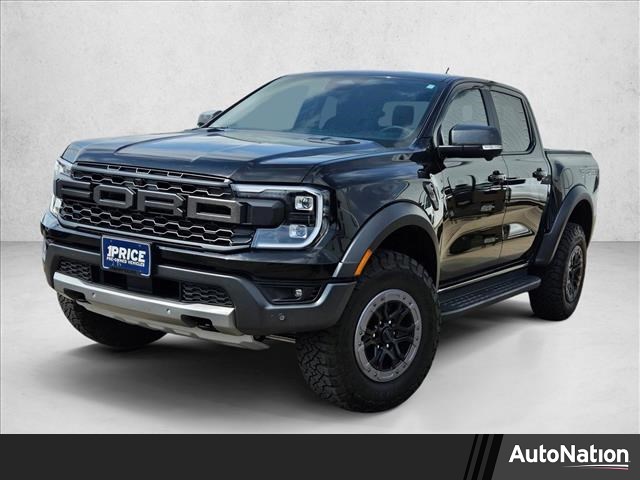 Shadow Black 2025 Ford Ranger Raptor SuperCrew 4WD Pickup Truck Four-Wheel Drive Automatic